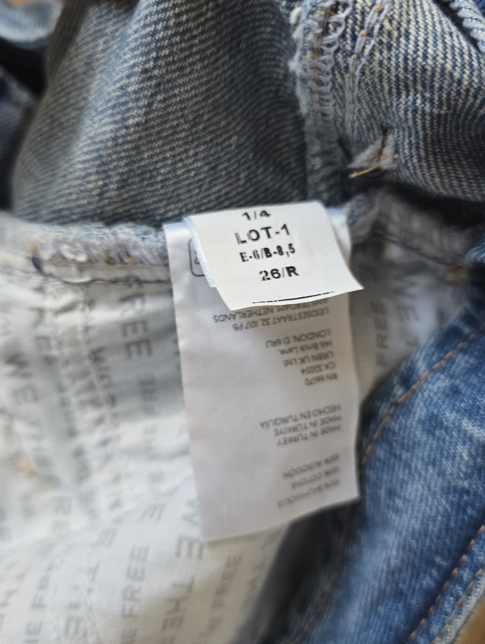 NWOT We The Free Piece Of Work Denim Midi Skirt - Picture 11 of 15